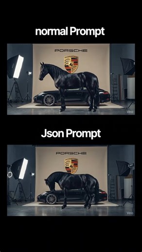 AI Tools & Cinematic AI | Comment “JSON” or “NORMAL” and I’ll send you the exact prompt used Same subject. Same scene. Two completely different ways of talking to... | Instagram