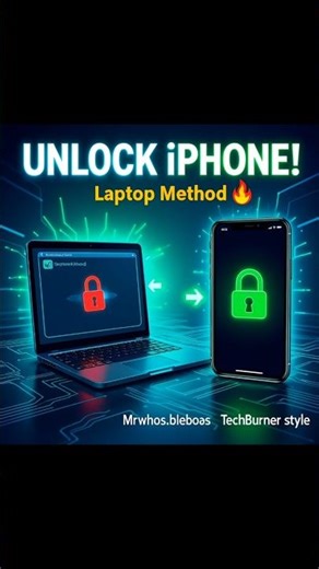 How to Unlock Any iPhone Using Only a Laptop 🔓🔥 100% Working#techwithss #smartphone #iphone #shorts