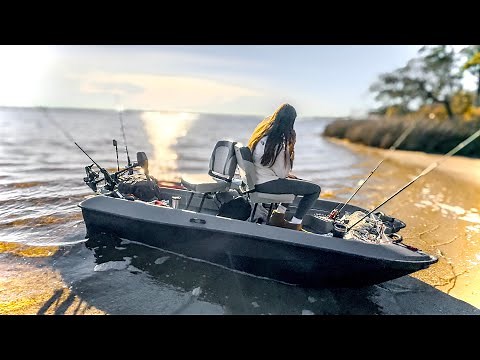 FULL TOUR of My Mini Pontoon Boat Build | Pond Prowler Modifications
