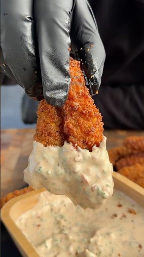 Crispy chicken fries with chipotle ranch