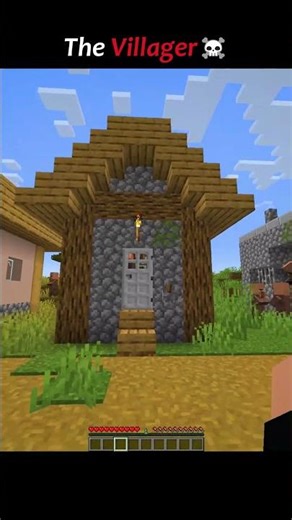 Minecraft villager ☠️ #shorts