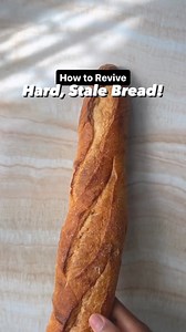 No need to use old baguettes and other stale bread just for croutons. Bread stales due to a process called retrogradation, but it can be returned to a softened state. Learn more: https://cooks.io/3XBFhFe | Cook's Illustrated