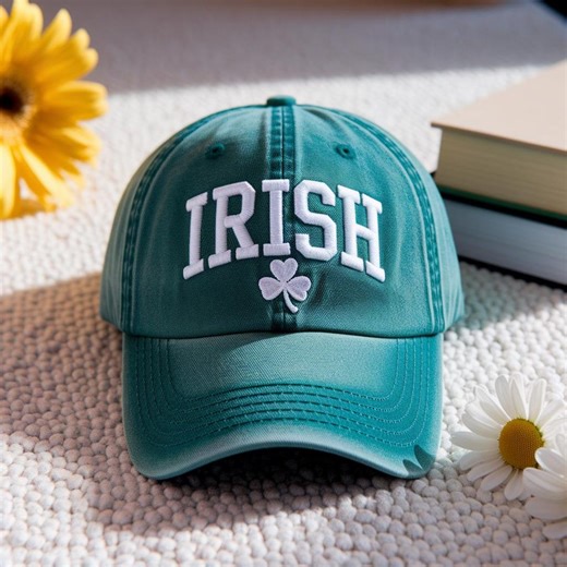 Embroidered Irish Hat, St Patricks Day Hat, Irish Crewneck, St Patricks Day Hat, Saint Patricks Day, Womens St Paddys Day Cap - Etsy