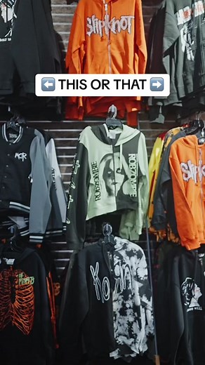 ⬅️ or ➡️ #bandmerchcheck #hottopicfinds #thisorthat