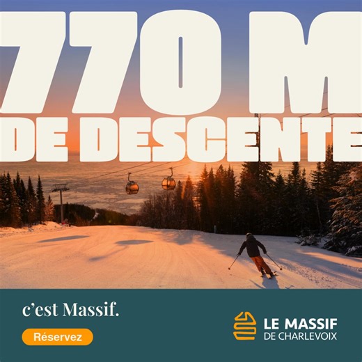 Ski, activités, gastronomie et hébergement ski-in/ski-out : profitez de l’hiver en famille au Massif de Charlevoix. Réservez votre séjour dès maintenant ! | Le Massif de Charlevoix