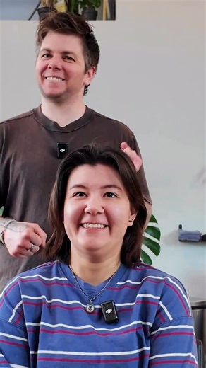 Jules Heron on Instagram: "Comment “HUMAN” to receive full length consultation videos. Portland, OR- to book an appointment, click the link in my bio..... . . . #hairforhumans #queerhairstyles #hairpdx queerhairpdx #queerpdxhair"