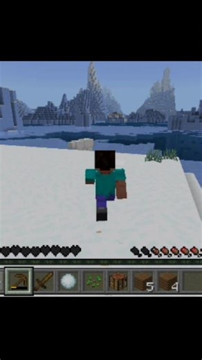 Minecraft But Aaj Mujhe POLAR BEAR Ko Marna Hai 😱❄️ | Extreme Challenge | #minecraftshorts