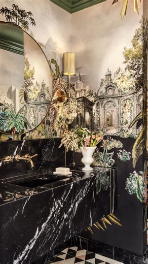 C & M Interiors | St. Louis Based Bespoke Interior Design on Instagram: "We hate to play favorites, but which powder room is your top pick? 💕"