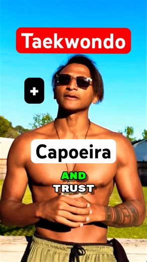 Combining Both Capoeira and Taekwondo is Genius! #taekwondo #martialarts