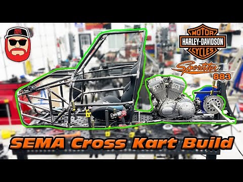 883 Cross Kart Build Ep1 ~ SEMA Harley Davidson Cross Kart