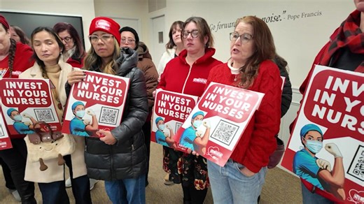 Nurses deliver strike notice, warn staffing levels put patients at risk