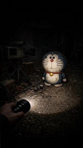 Doraemon & Nobita in a Haunted House 🫣 | AI Horror Short #doremon #doraemonandnobita #cartoon