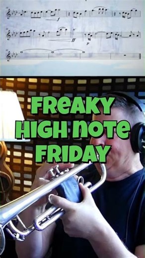 I play the highest #trumpet note ever! "Freaky High Note Friday" #super #annoying