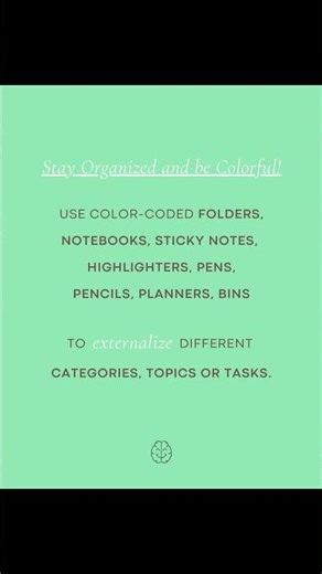 🧠Can color-coding help you stay organized with ADHD? 🎨