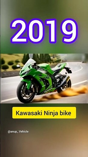 ⚡ Ninja Bike Evolution (1984–2025) | King of Speed 🐍🔥 #Shorts