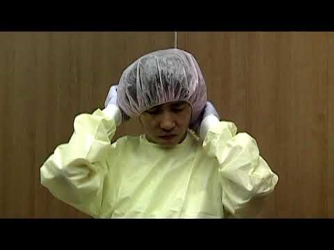 個人防護具着脱訓練