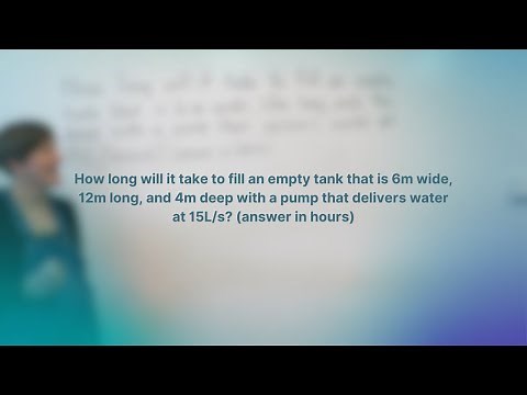 How to Calculate Tank Fill Time Calculation