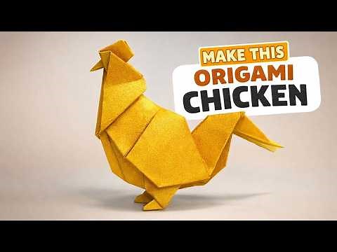 Origami Chicken | Easy Paper Chicken Tutorial