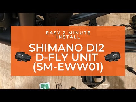 How to Install Shimano Wireless Di2 D-Fly Module (SM-EWW01) - In Under 2 Minutes (4K)