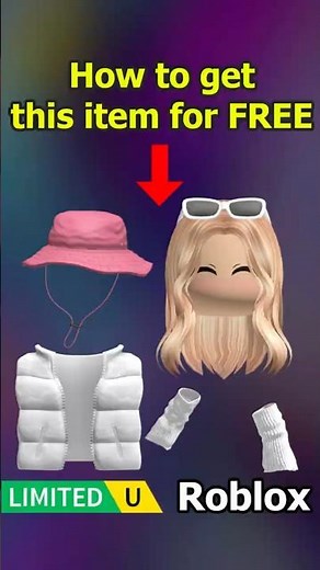 FREE UGC LIMITED - HOW TO GET UGC blonde wavy hair with raised sunglasses #roblox #freeugc #ugc