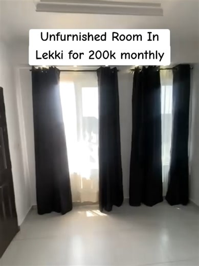 Unfurnished room in a shared 3 bedroom apartment (Sitting room comes furnished) Location:Oral Estate, Eleganza Lekki. Rent 200k monthly Light 40k Service charge 60k Refundable caution fee 50k Agency 60k (one off) Note: First time payment would be for 2 months 2 months rent total will be 600k Agency 60k (one off) Caution 50k (refundable) Nb: A working class lady or guy needed Features: Free unlimited WiFi 24/7 electricity Tight security
