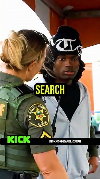 Police search Kanel after being profiled while at the fair🫣‼️