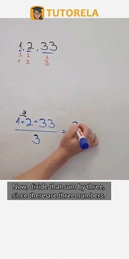 Calculate Mean: Average of 1, 2, and 33 Explained #Math #DataExploration #AveragesFor5thGrade