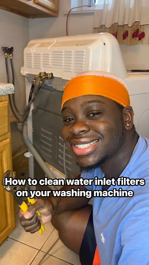 How to clean water inlet filters on your LG washing machine #maintenance #homeimprovement #explore #explorepage | Andre Stewart
