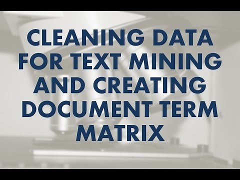 Data Science Tutorial | Text analytics with R | Cleaning Data and Creating Document Term Matrix