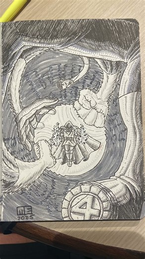 Mr Fantastic vs Dr Doom#marvel #reedrichards #drdoom #comicart #fantasticfour #comicbookart #art