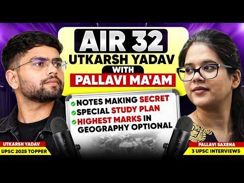 UPSC Topper AIR 32 Strategy 🔥 GS and Geography Optional + Note Making Secrets
