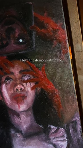Embracing the Demon Within: Expressive Oil Painting