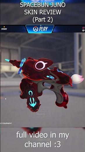 🐰 SPACEBUN: Juno Weapons #shorts #overwatch2 #overwatch #juno