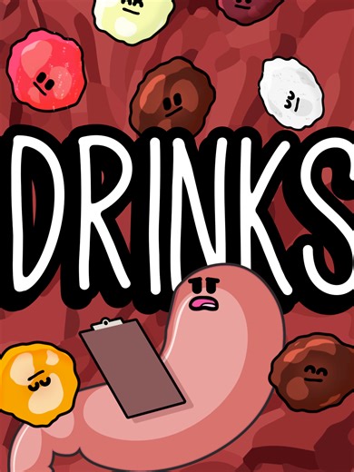 When the shot doesn't wanna go down.. Original: @maddy_macrae_ #animation #animationmeme #cartoon #skits #relatable