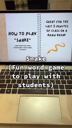 Snake Word Game: Fun Classroom Activity for Students