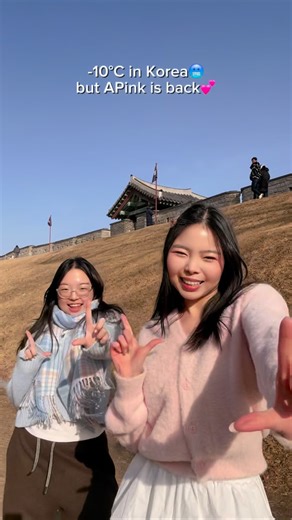 Kathleen Carm on Instagram: "Gather up 2nd generation K-Pop fans!💕 . #apink #lovememore #dancechallenge #dancecover #winterinkorea"