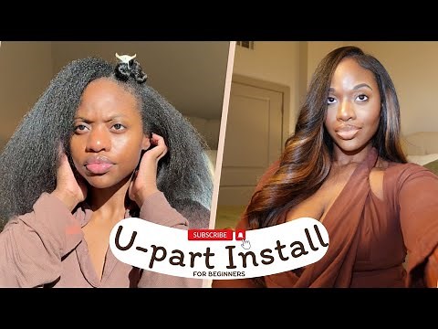 Beginner-Friendly U-Part Wig Installation Tutorial for Black Girls | Step-by-Step Guide & Pro Tips!