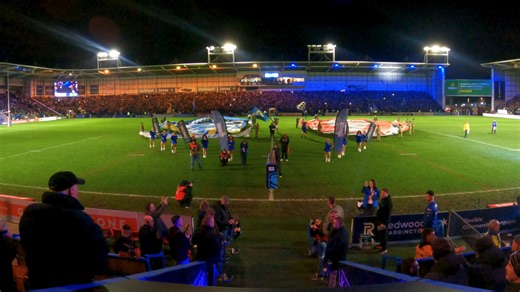 🏟️ 15,064 of you bringing the noise to a sold out Halliwell Jones Stadium 🤩 | Warrington Wolves