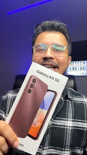 55K views | Samsung Galaxy A14 5G  Samsung Galaxy A14 5G comes with 6.6" FHD+ 90Hz Display, 5000mAh battery with 15W fast charging support, Exynos 1330 chip inside which is 5G compatible and is pretty powerful. It has 50MP triple camera setup and 13MP selfie camera. For security it has side mounted fingerprint scanner. #samsung #samsungA14 #a145g #5gphone #newphone #tech #techreels | Mrtechinside | Facebook