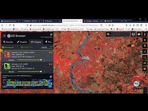 Satellite Image Visualization with Sentinel Hub EO Browser