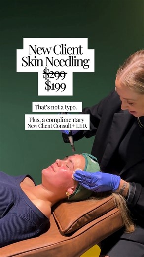 New to The Skin Bar? Our biggest new client sale starts NOW. Limited time only. ⚡First-time Skin Needling was $299, now $199 ⚡First-time RF Needling was $499, now $350 ⚡ Plus a complimentary New Client Consult and LED Treatment (valued at $49) | The Skin Bar
