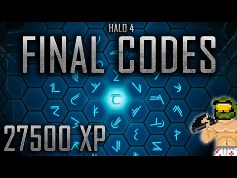Final Halo 4 Codes - 27500 XP!