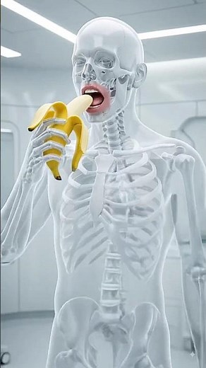 What Happens to a Banana Inside Your Body? 🍌 | 3D Digestion Animation #digestion #shorts #viral