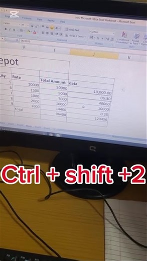 🎯 Excel Shortcut Master बनना है? Ctrl+Shift सीखो!#ExcelShortcut#CtrlShift#ExcelTricks#MSExcel#Excel