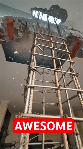 POV: Saving an old building from collapse💥🏗️ #construction #howitsbuilt #bhargo #sitework #shorts