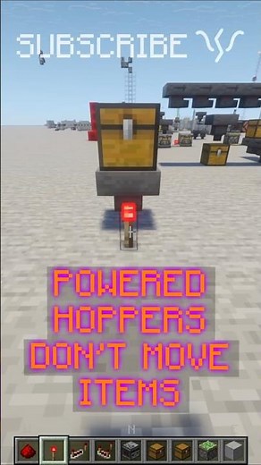 LOCK HOPPERS with TRAPPED CHEST for SAFE TRASH INPUT! | Redstone with PsiVolt #minecraft #redstone