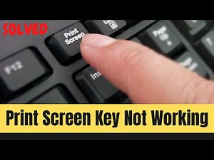 How to Fix Print Screen Not Working in Windows 10 | Unable To Take Screenshot | Learning Hub
