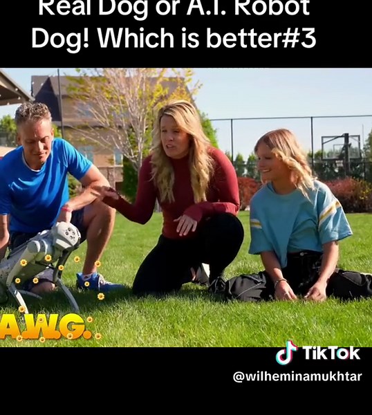 Real Dog vs A.I. Robot Dog: Who's the Champion?