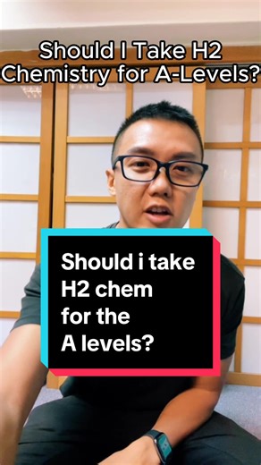 Should i take H2 chem for the A levels? #alevels #olevels #jae #jc #chemgod #subjectcombi #h2 #chem