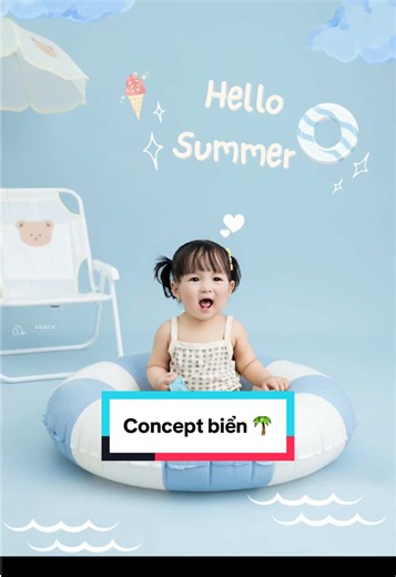 Mùa hè rồi, đi biển thôi ba mẹ ơi 🥰 #amberbabystudio #chupanhchobe #baby #embedangyeu #chupanhchobehanoi #summer #hellosummer #conceptsummer #chupanhmuahe #sea #muahe #xuhuong